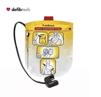 Électrodes adultes défibrillateur Defibtech LifeLine View