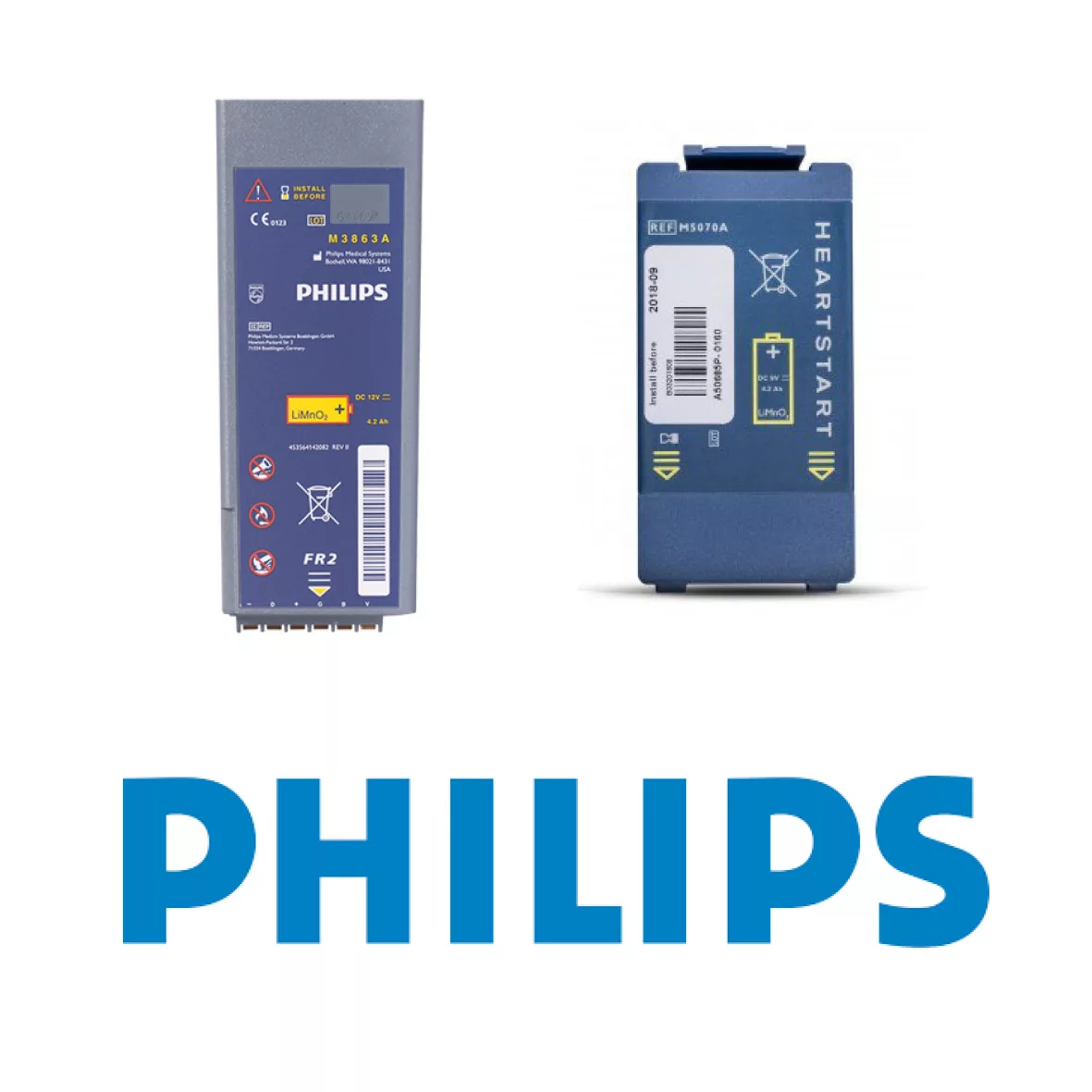 batterie défibrillateur philips 